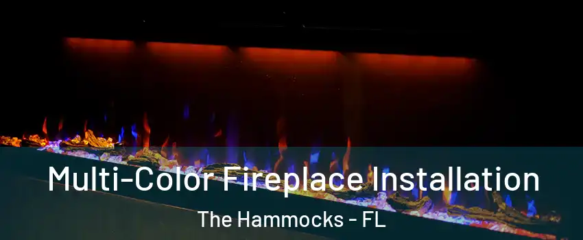 Multi-Color Fireplace Installation The Hammocks - FL